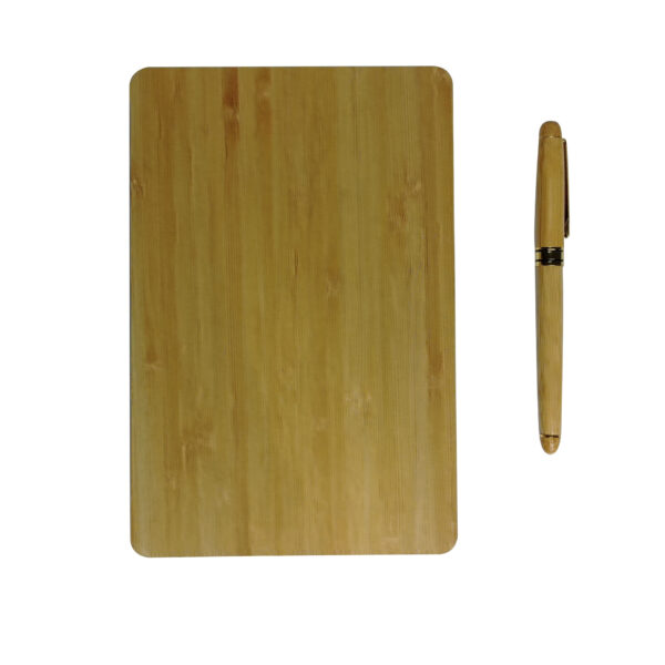 Eco Bamboo Notebook & Pen Set - Custom Wholesale - Image 2