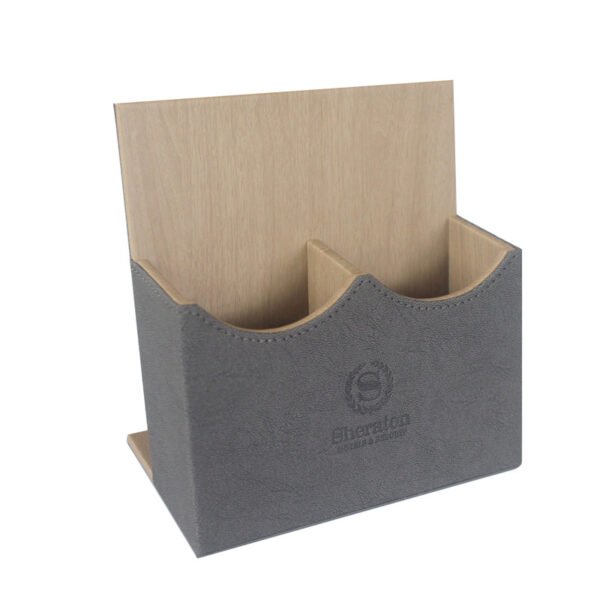 Hotel Room Amenities Organizer: Remote, Tissues, Tea Box - Image 4
