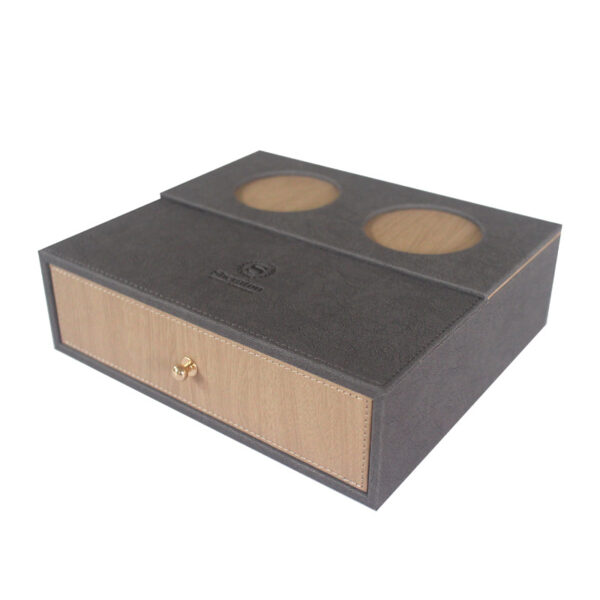Hotel Room Amenities Organizer: Remote, Tissues, Tea Box - Image 6