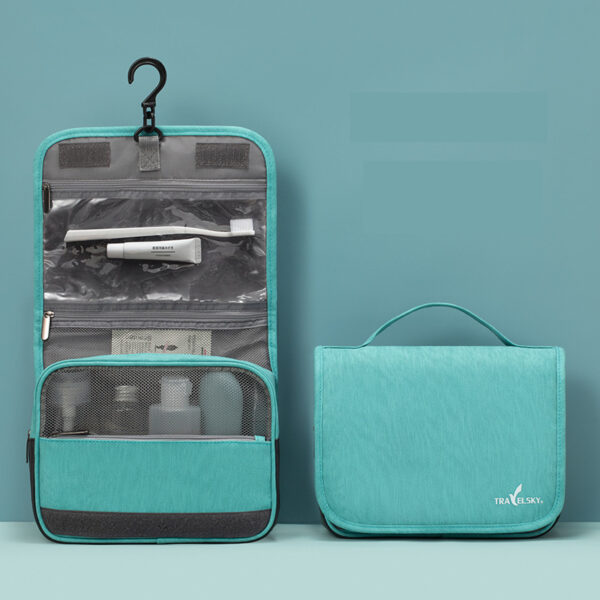 Travel RPET Waterproof Cosmetic Bag for Traveling - Image 4