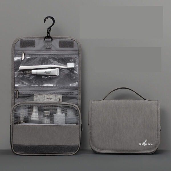 Travel RPET Waterproof Cosmetic Bag for Traveling - Image 6