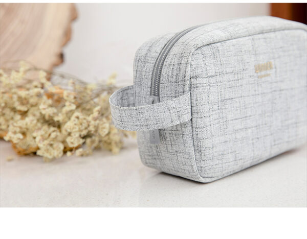 RPET Waterproof Glitter Letter Patches Makeup Pouch Bag - Image 3