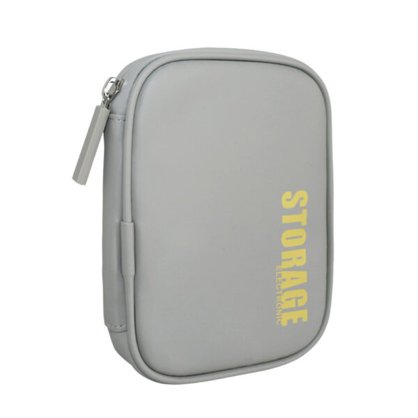 RPET Travel Organizer Bag for USB Drive and Earphones - Image 4