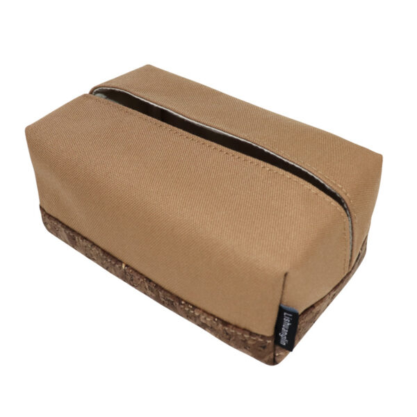 ECO Cork Wood Fabric Cosmetic Storage Bag - Image 4