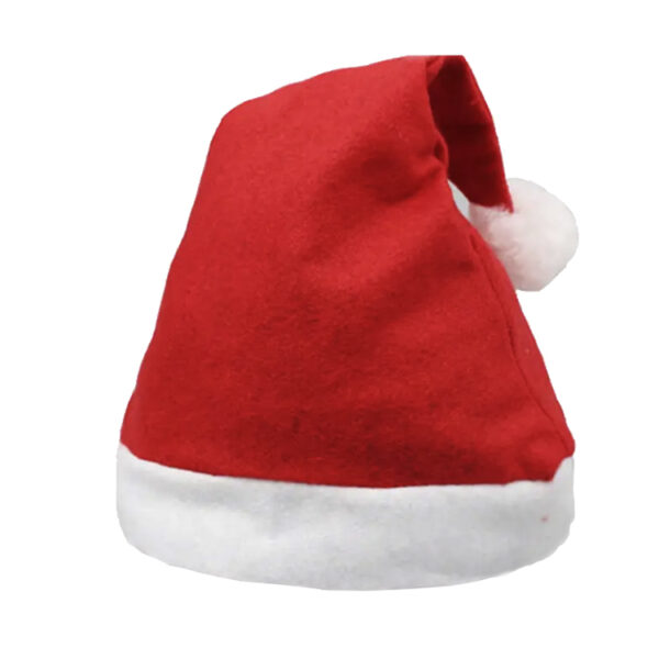 New Year Santa Claus Caps - Plush, Red/White, Xmas Hat