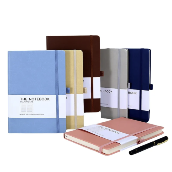 Custom A5 Lined Planners - Quality PU Leather Notebooks - Image 2
