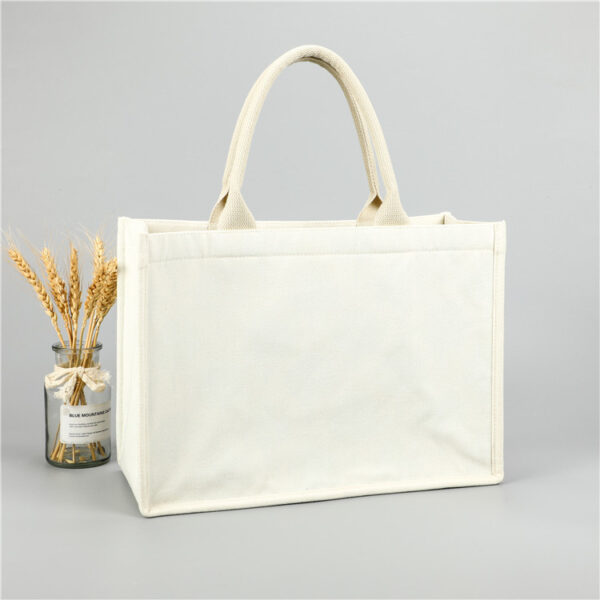 Large Canvas Women's Summer Handbag - Image 2