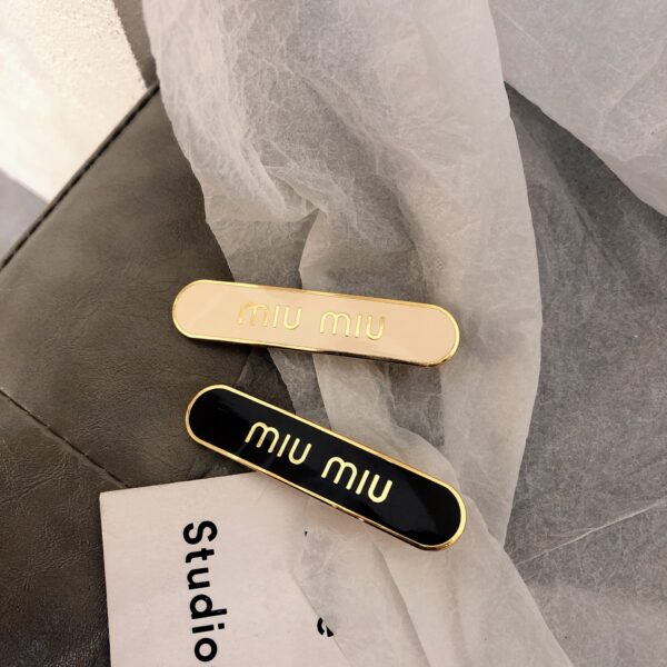 Elegant Metal Hairpin - Lettering Side Clip - Image 5