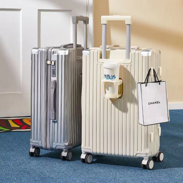 Luxury 28" Travel ABS Aluminum Suitcase Trolley - Image 2