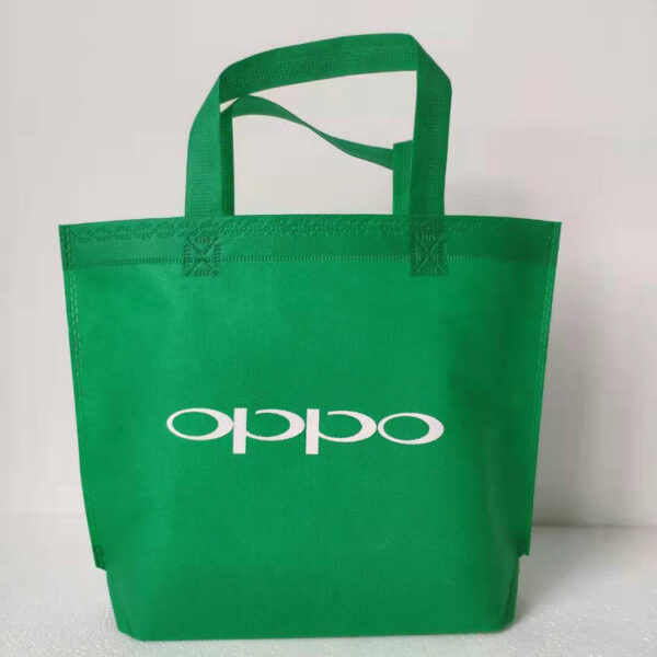 Custom Pink Holographic Non-Woven Tote Bag - Image 3