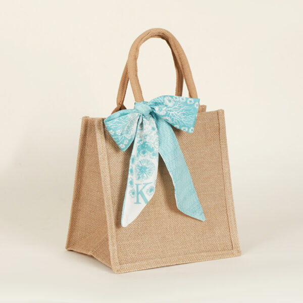 Custom Eco Jute Tote Bags - Reusable Shopping Handbags - Image 2