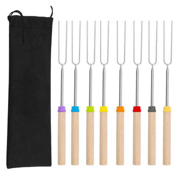 Wholesale Telescopic BBQ Forks - Adjustable Roasting Sticks - Image 3