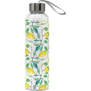 Time Marker Borosilicate Glass Water Bottles
