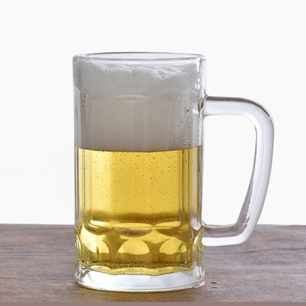 Clear Beer Glass Cup - High-Quality Barware - Image 2