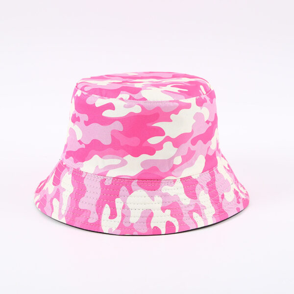Custom Camo Bucket Hats - Embroidered Design - Image 2