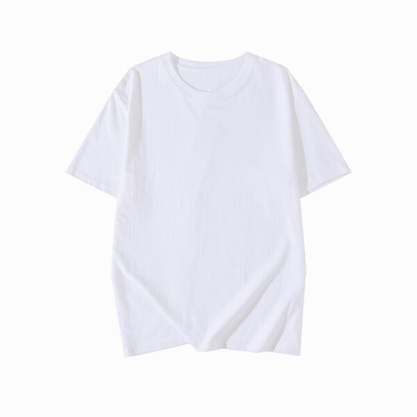 Custom Heavyweight 100% Cotton T-Shirts - Men's Crew Neck - Image 4