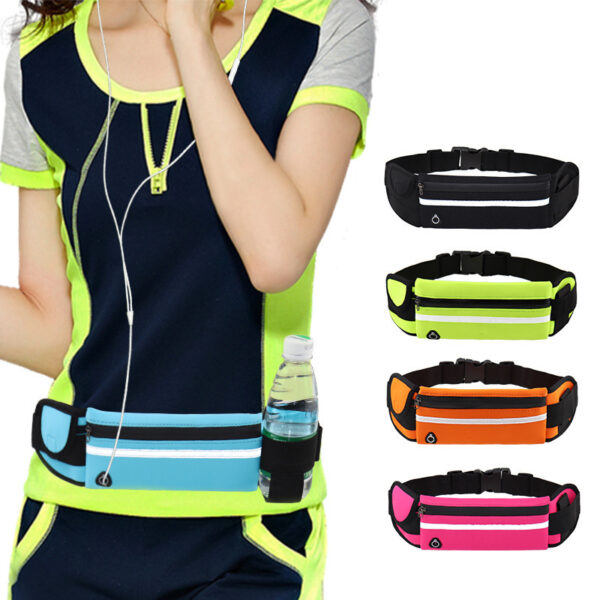 Reflective Waterproof Running Waist Pack - Sports Belt Bag - Image 4