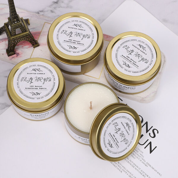 Tin Plated Scented Candle Jars - Wedding, Home, Office Use - Image 4