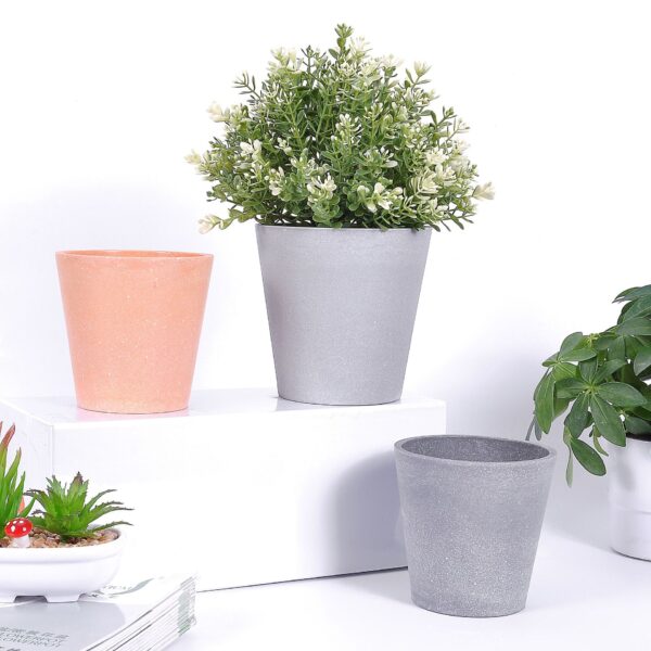 Large Round Concrete Flower Pot Molds - Planter Molds - Image 3