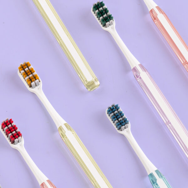 Adult Spiral Soft Bristle Toothbrush - Eco-Friendly Deep Clean OralGos Brush - Image 3