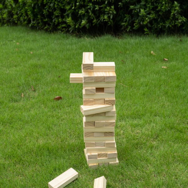 Custom Large Wooden Building Blocks - Kids Garden Yard Sets - Image 2