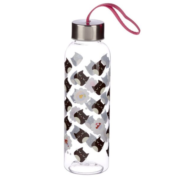 Time Marker Borosilicate Glass Water Bottles - Image 2