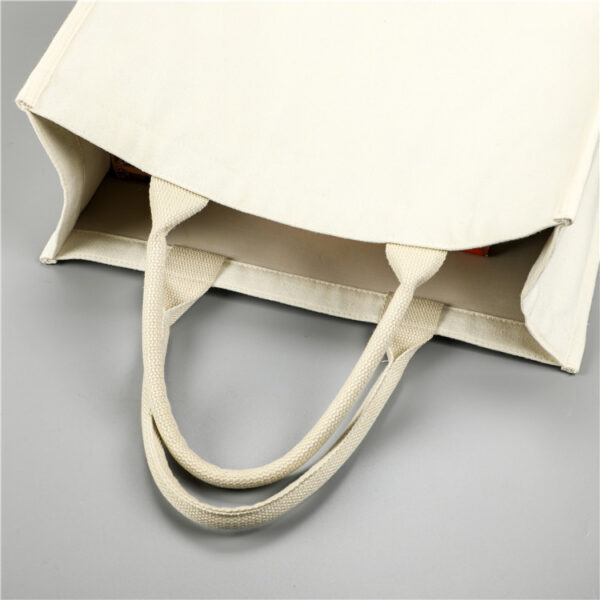 Large Canvas Women's Summer Handbag - Image 4