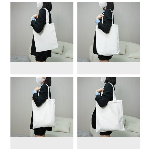 Bulk Recyclable Foldable Canvas Tote Bags - Image 4
