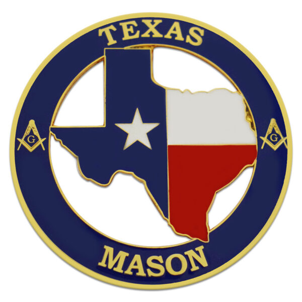 Custom Masonic Lapel Pin - Paint Enamel Badge - Image 2