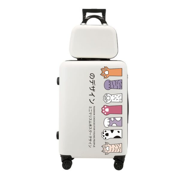 Anti-Scratch Pink Cartoon Luggage Protector - Image 2
