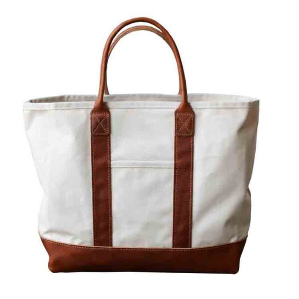 12Oz Women's Canvas Tote - Custom Logo Eco Bag - Image 2