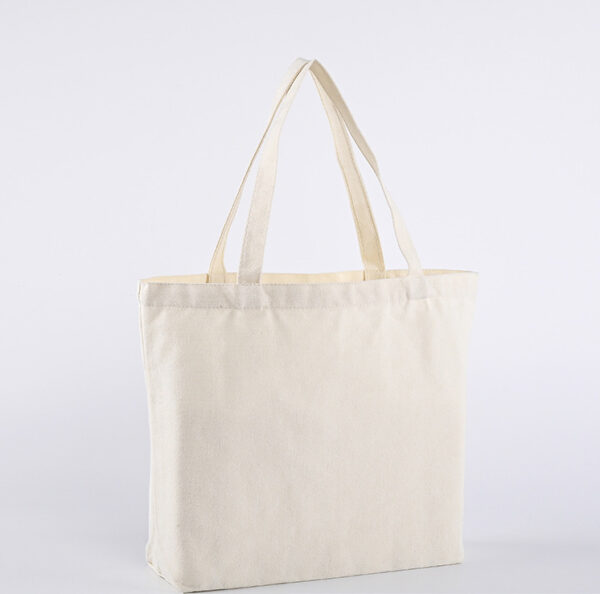 Custom Logo Canvas Tote - Ad Packaging Bag - Image 3