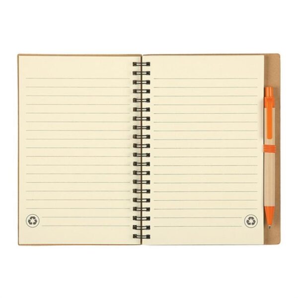 Wholesale A5 Kraft Spiral Notebook, Lined, Eco-Friendly - Image 3