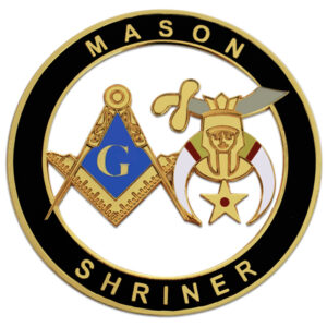 Custom Masonic Lapel Pin - Paint Enamel Badge