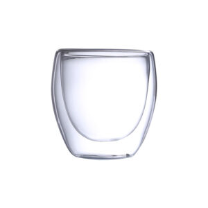 Heat-Resistant Double Wall Clear Coffee Mugs