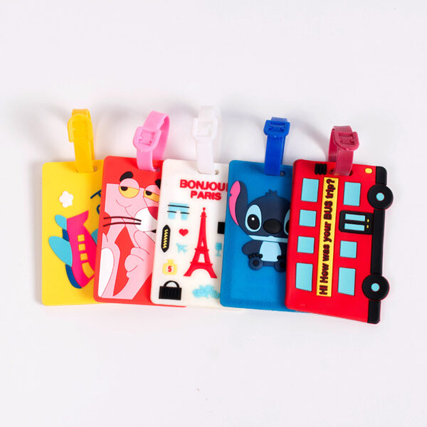 Custom Luxury Animal PVC Luggage Tag - Image 2