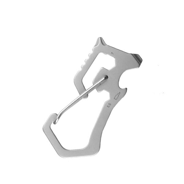 Portable EDC Multi-Tool Carabiner with Bottle Opener - Image 3