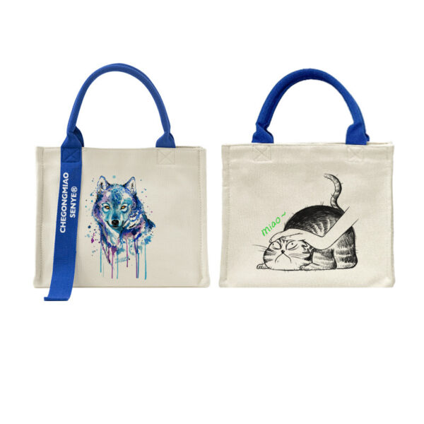 Bulk Recyclable Foldable Canvas Tote Bags - Image 3