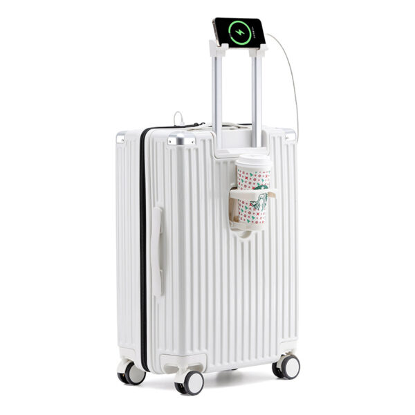 ABS Hard Shell Suitcase with Cup Holder - Image 4