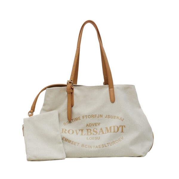 YIMYIK Fancy Canvas Shoulder Tote - Women's Bag - Image 2