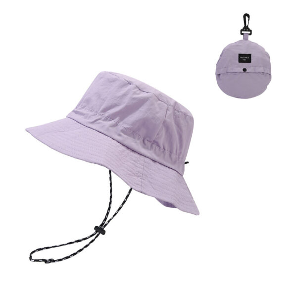 Custom Waterproof UV Sun Hat - Packable, Chin Strap, Wide Brim - Image 6