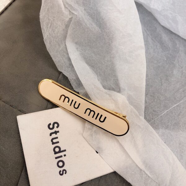 Elegant Metal Hairpin - Lettering Side Clip - Image 2