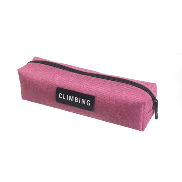 Canvas Student Pencil Case - Large, Solid Color, Direct from Factory - Image 2