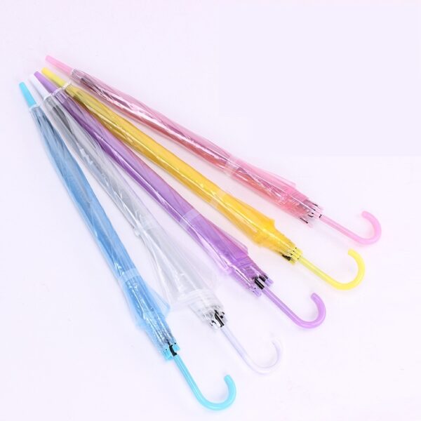 Custom Logo Plastic Windproof Umbrella - Image 3