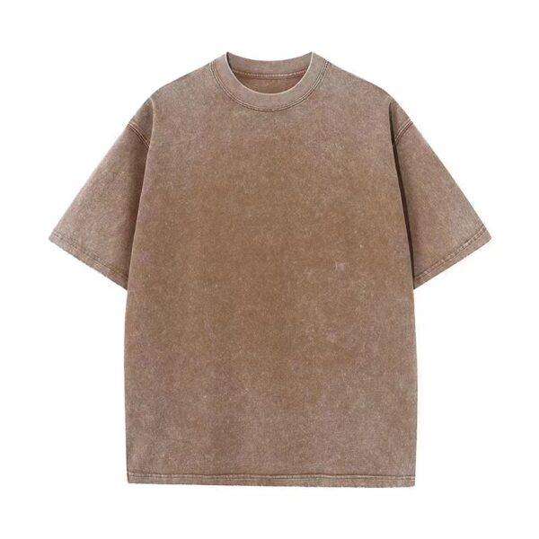 Custom Heavyweight Vintage Acid Wash T-Shirts Men - Image 4