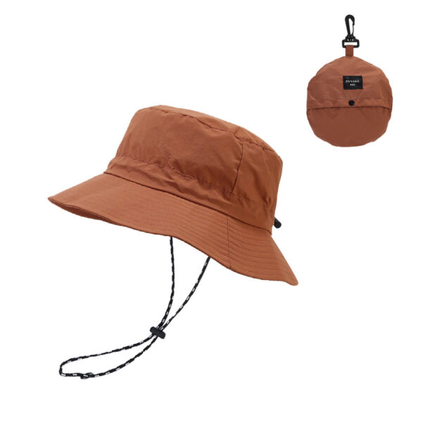 Custom Waterproof UV Sun Hat - Packable, Chin Strap, Wide Brim - Image 3