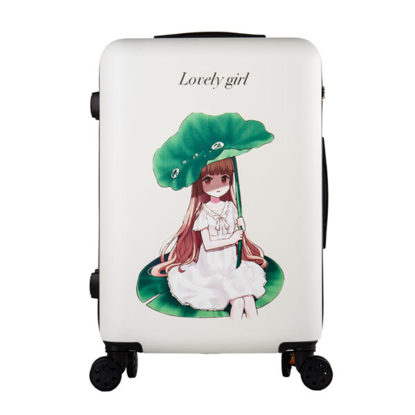 Anti-Scratch Pink Cartoon Luggage Protector - Image 4