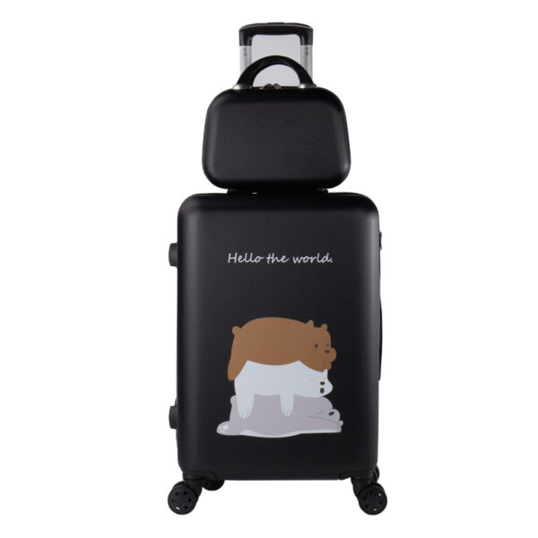 Anti-Scratch Pink Cartoon Luggage Protector - Image 5