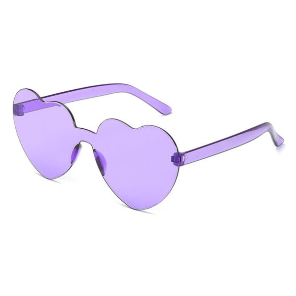 Peach Heart Sunglasses - Girls' Trendy Shades - Image 2