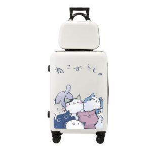 Anti-Scratch Pink Cartoon Luggage Protector
